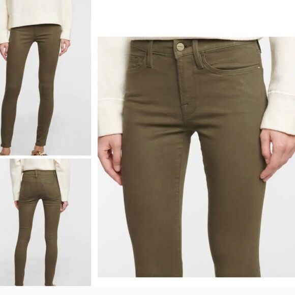 Frame Le Skinny De Jeanne Mid-rise Jeans - Picture 1 of 4